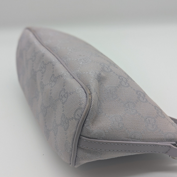 Gucci Grey GG Canvas Shoulder Bag – Small / Light Purple - Picture 6 of 10